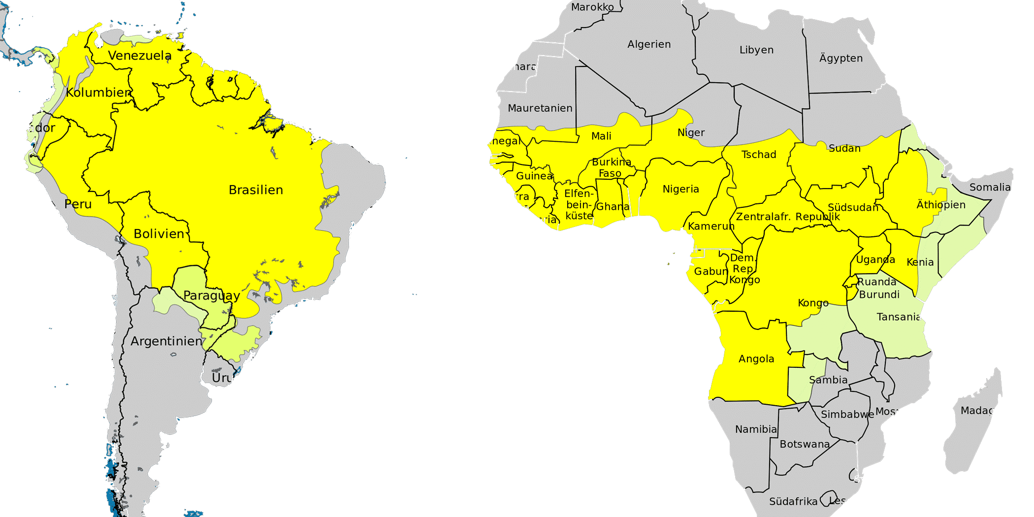 Эндемичные страны